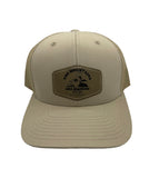 Fresh New Khaki Leather Patch Snapback