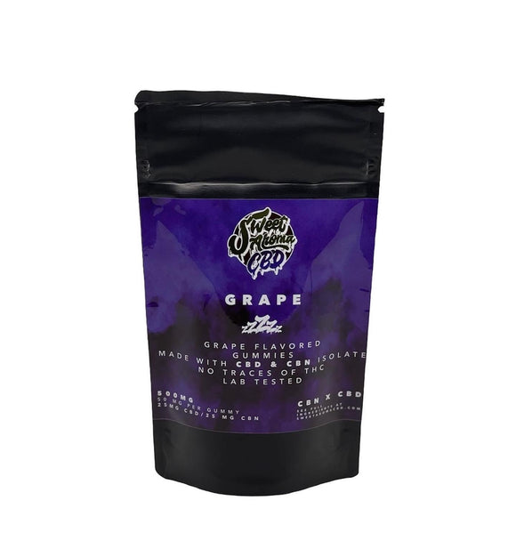 Sweet Aroma 500MG CBD Grape CBNXCBD Gummies